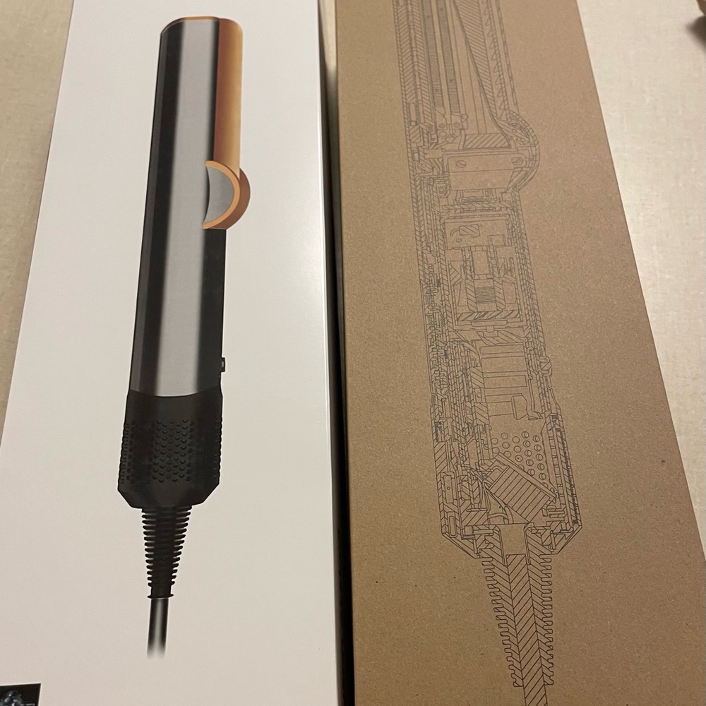 Dyson Styling Tool in Black, Silver, and Orange